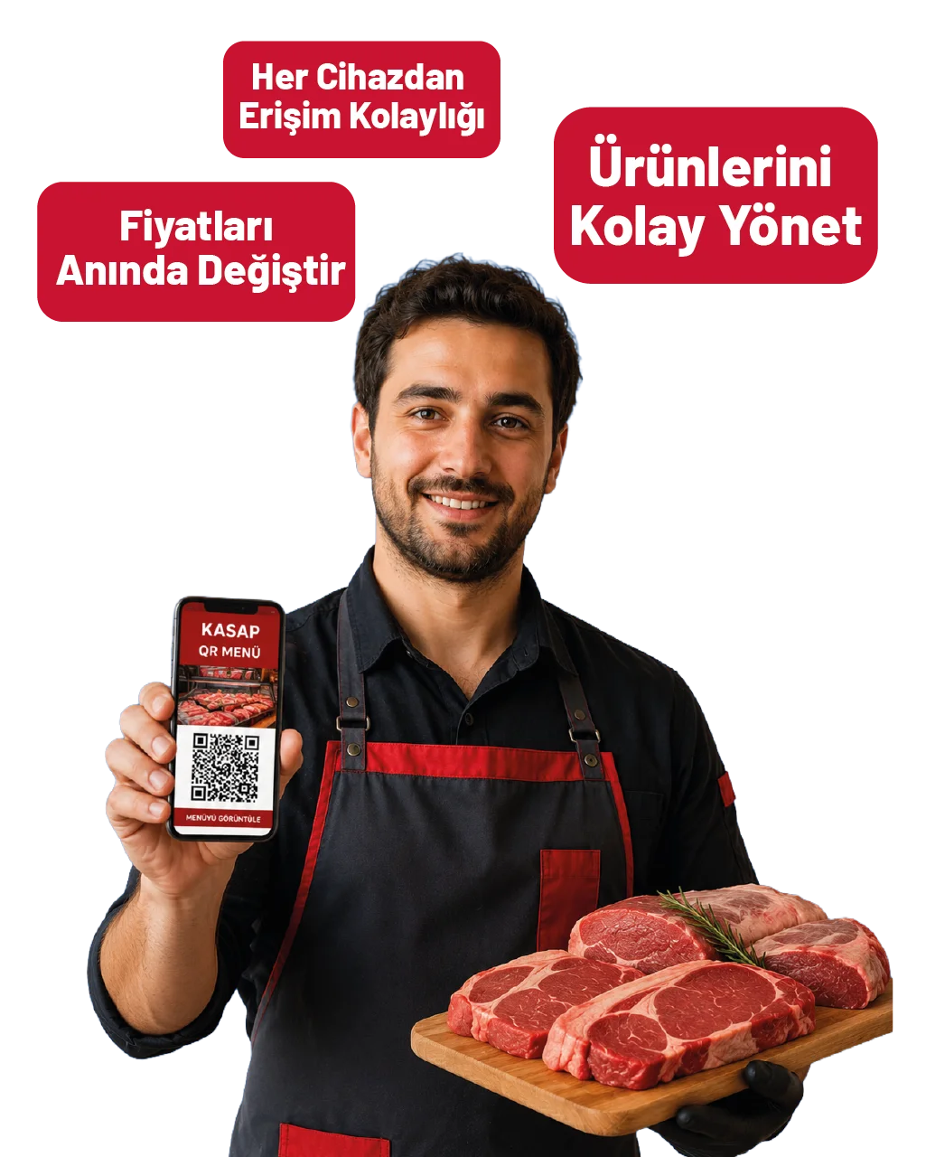 Menünüzü saniyeler içinde güncelleyin